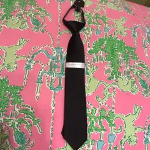 Luther Pike Black pull up kids Necktie